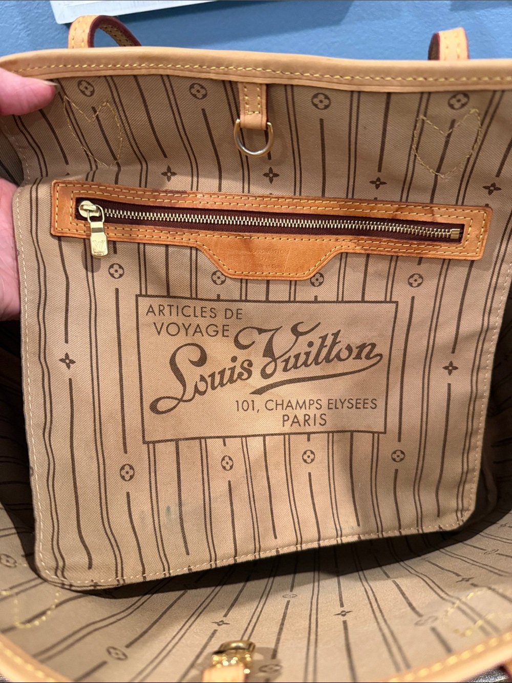 Authentic Louis Vuitton Never Full MM monogram - Picture 13 of 17